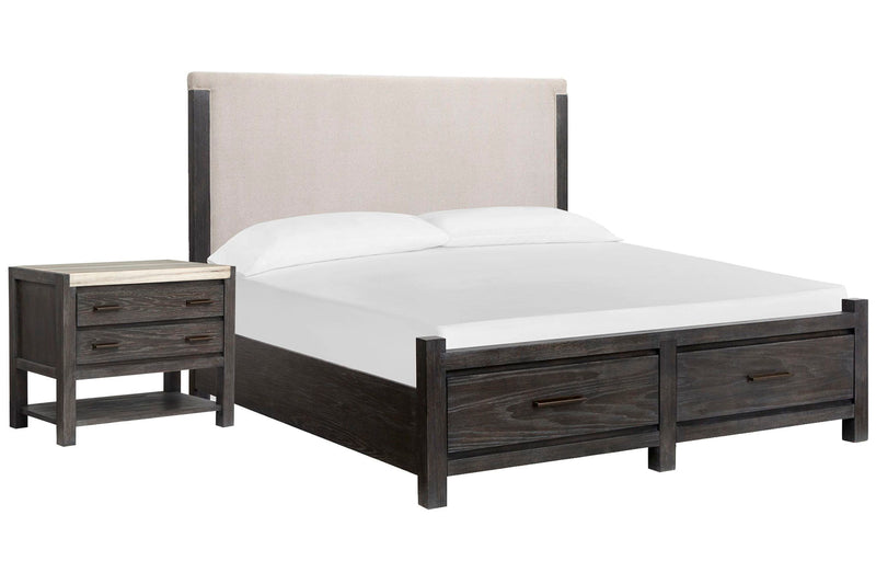Plum Creek - Upholstered Panel Storage Bedroom Set
