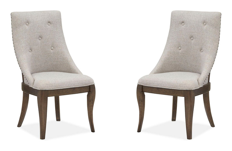 Roxbury Manor - Dining Arm Chair With Upholstered Seat and Back (Set of 2) - Homestead Brown