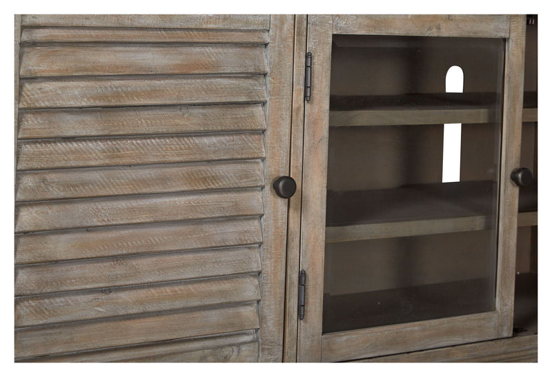 Calistoga - Rustic Entertainment Console - Dovetail Gray