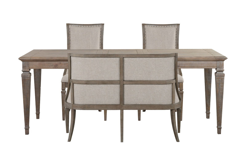 Lancaster - 4 Piece Extendable Rectangular Dining Table Set