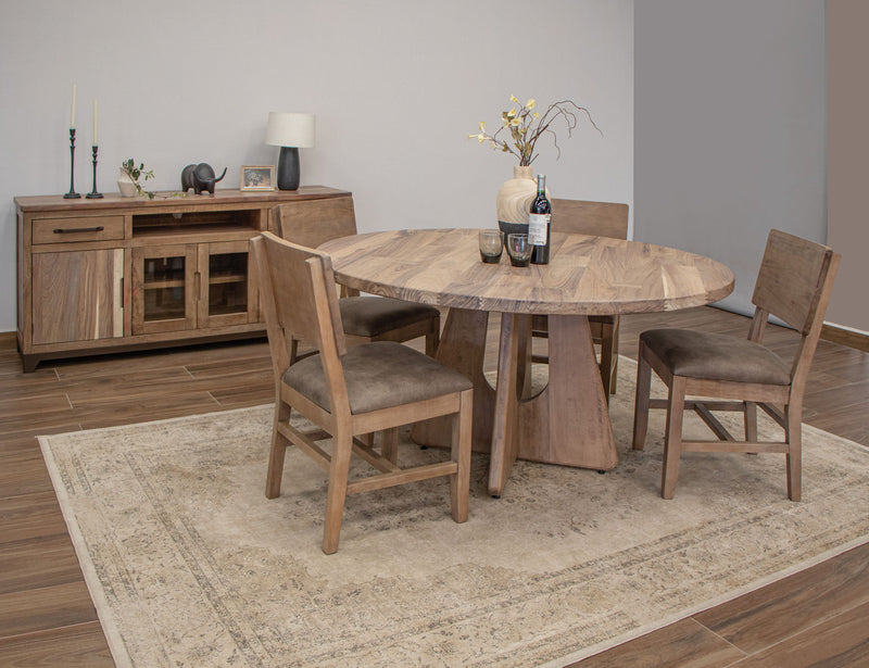 Parota - Round Table - Light Brown