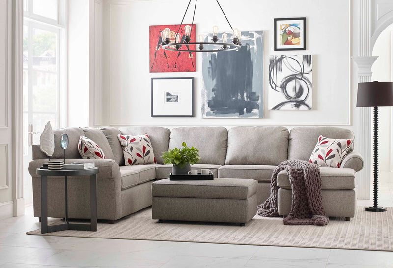 Malibu - Sectional & Storage Ottoman Set