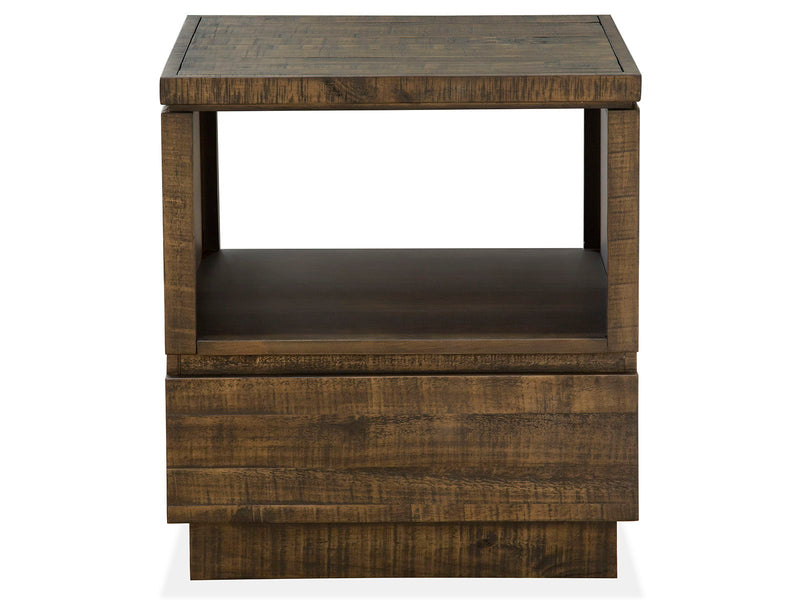 Baisden - Rectangular End Table - Tobacco