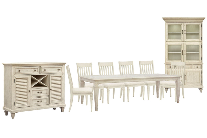 Newport - 9 Piece Extendable Rectangular Dining Table Set