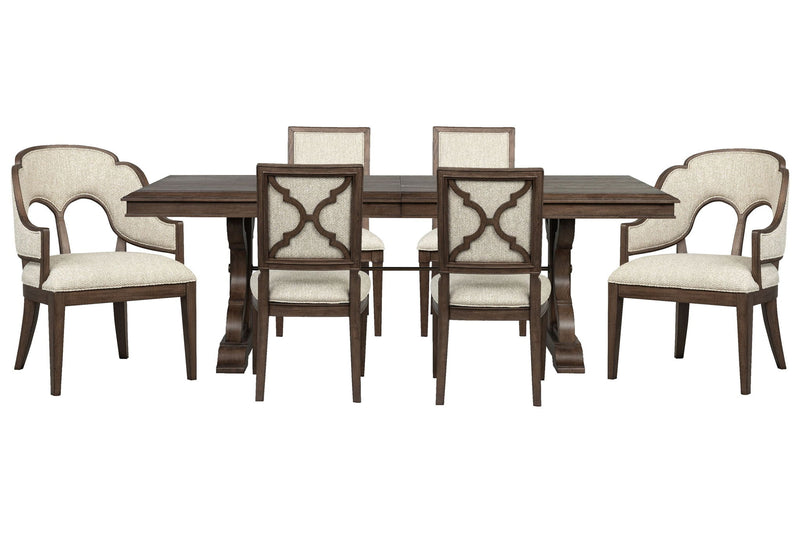 Jubilee - Extendable Trestle Dining Table Set