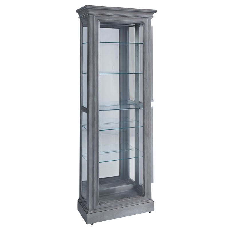 Pulaski Accents - Side Entry Curio Cabinet - Gray
