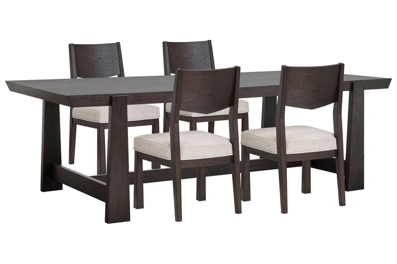 Tauren - Trestle Dining Table Set