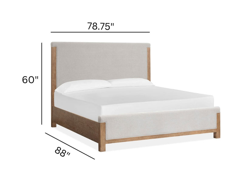 Plum Creek - Upholstered Panel Bed