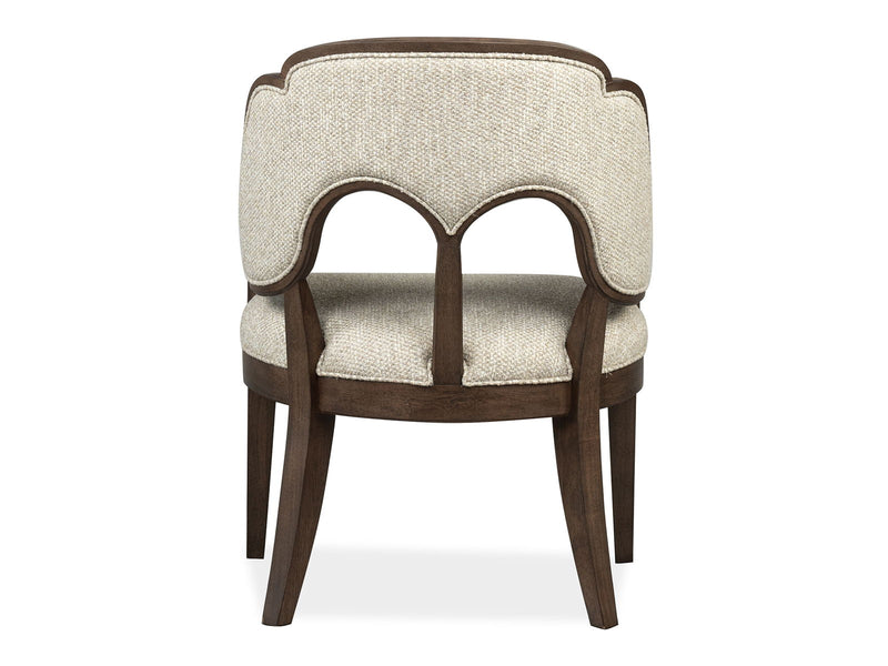 Jubilee - Upholstered Arm Chair (Set of 2) - Brown / White