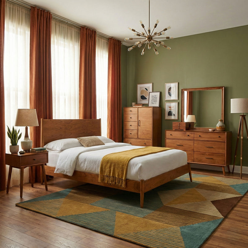 American Modern - Panel Bed