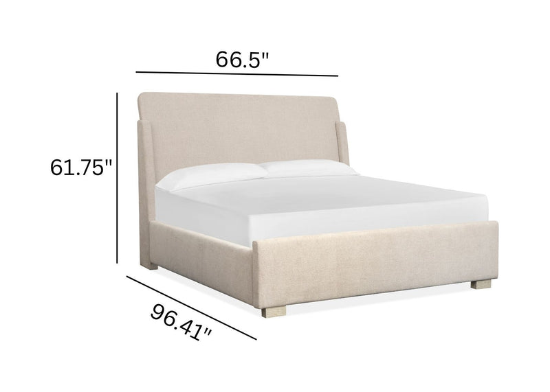 Lorelei - Upholstered Sleigh Bed