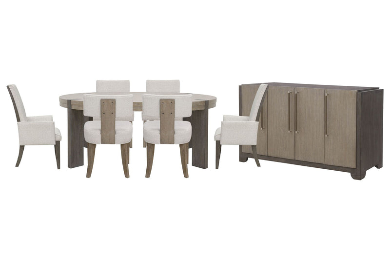 Anderson Park - Round Dining Table Set With Kilsmos Chairs
