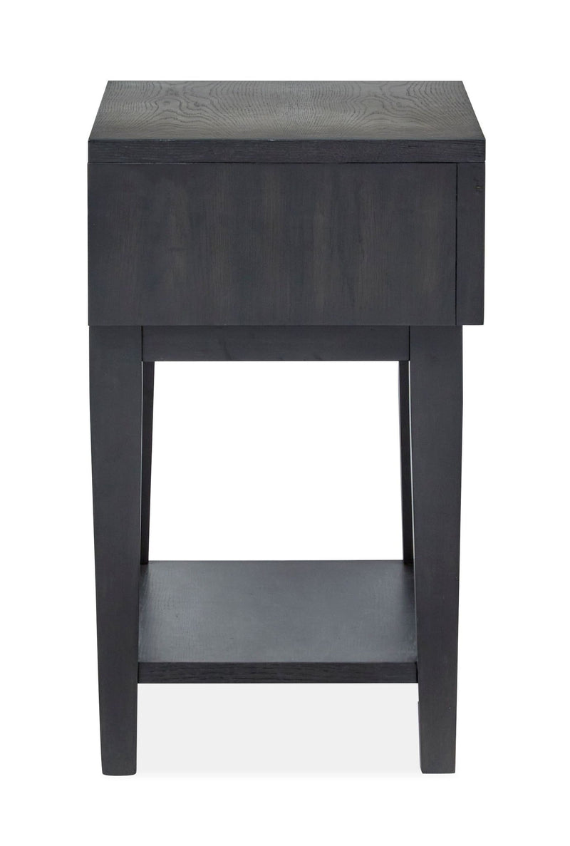Lindon - Dark Open Nightstand - Coffee Bean