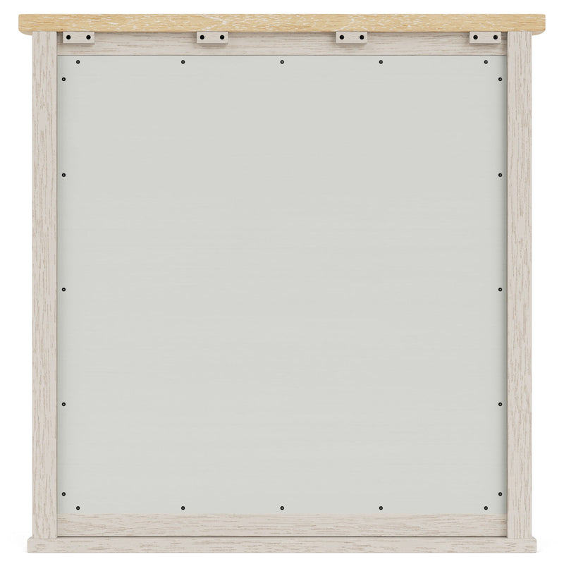 Glenndale - Dresser Mirror - Aged White