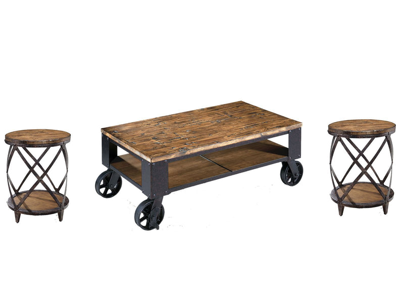 Pinebrook - Rectangular Starter Cocktail Table Set