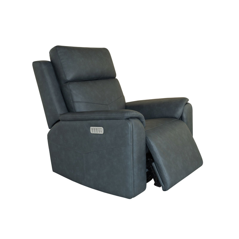 Vernon - Power Swivel Gliding Recliner With Power Headrest, Lumbar, Heat & Massage