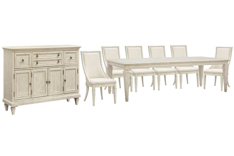 Newport - 8 Piece Extendable Rectangular Dining Table Set