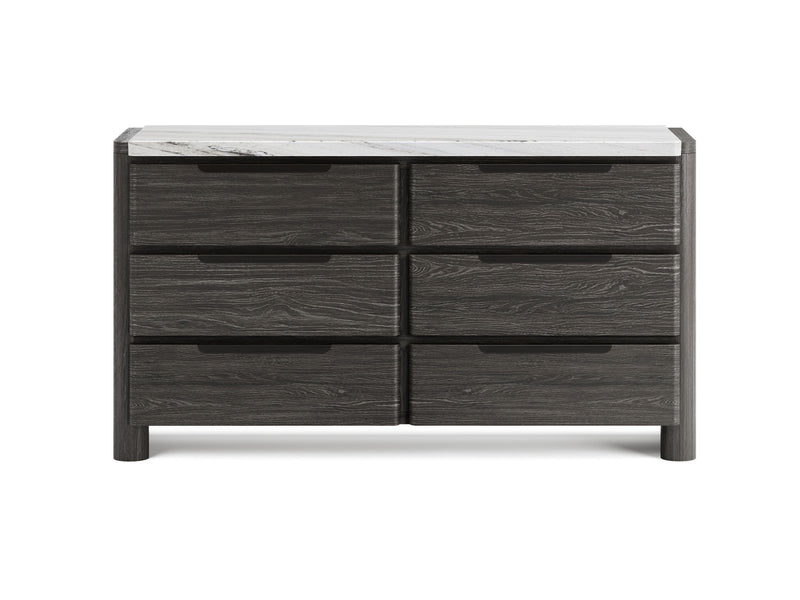Keaton - Double Drawer Dresser - Black