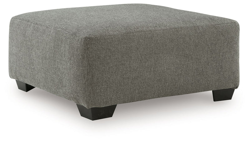 Clarington - 2 Pc. - 3-Piece Sectional And Oversized Ottoman - Greystone