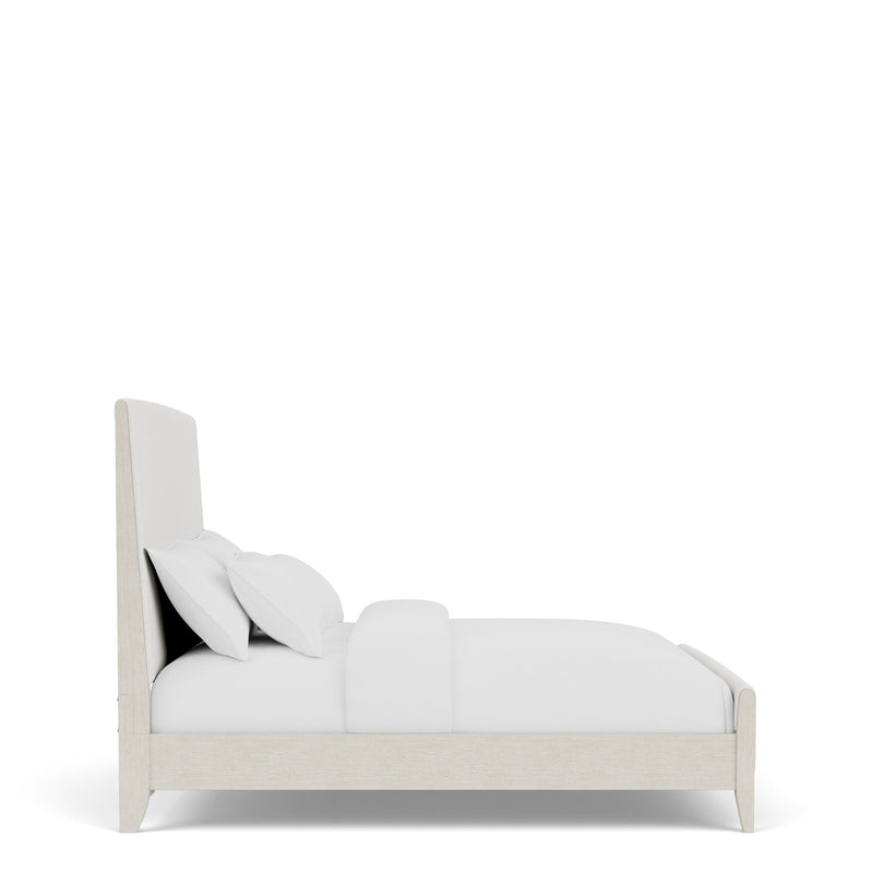Carmella - King Upholstered Bed - Pebble Oak