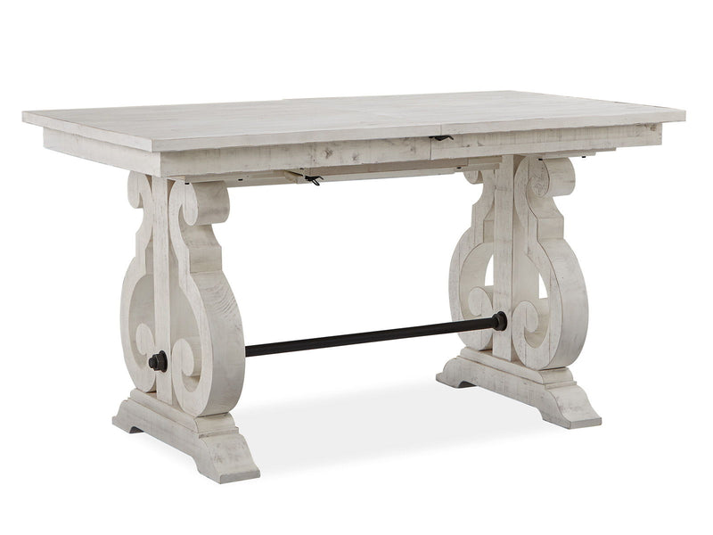 Bronwyn - Rectangular Counter Dining Table - Alabaster