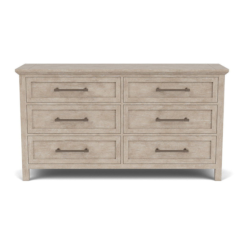 Bennett - Six Drawer Dresser - Frosted Gray