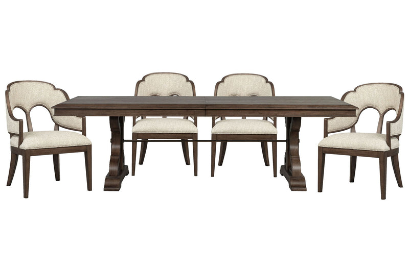 Jubilee - Extendable Trestle Dining Table Set
