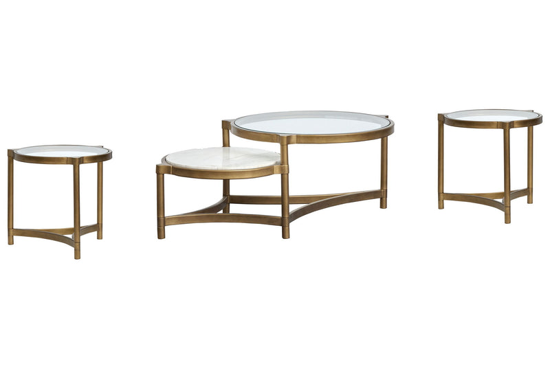 Cassidy - Shaped Cocktail Table Set