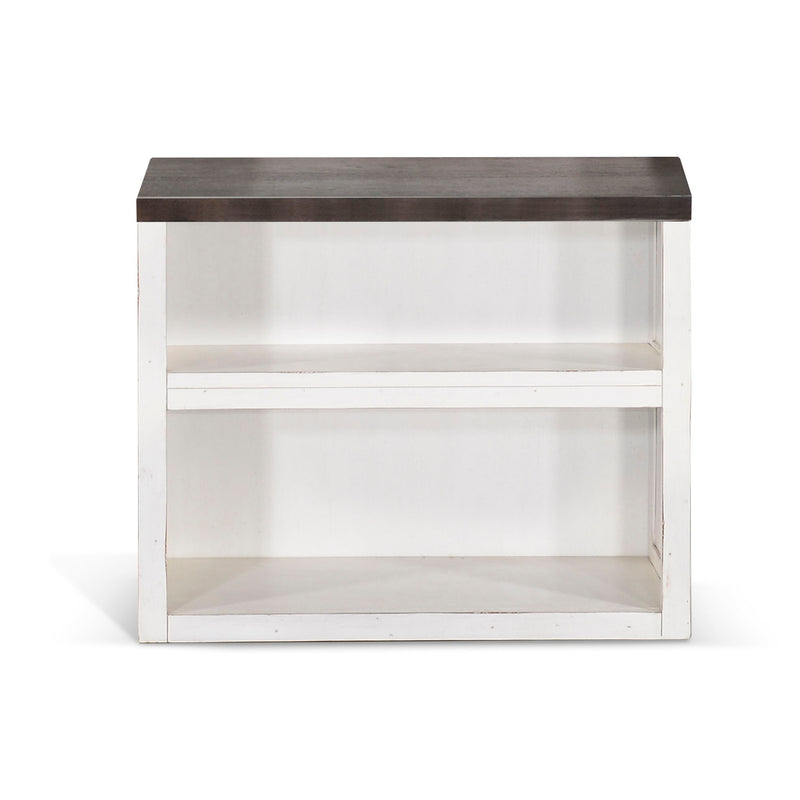 Carriage House - 30" Bookcase / Desk Base - Cottage White / Europen Dark
