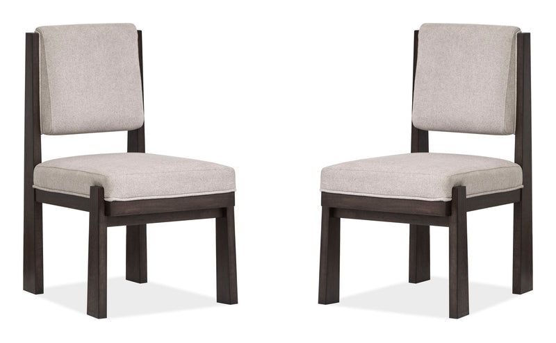 Tauren - Upholstered Side Chair (Set of 2) - Coffee Bean