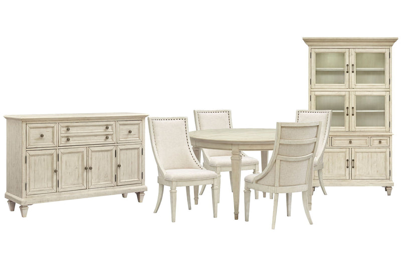 Newport - Extendable Round Dining Table Set