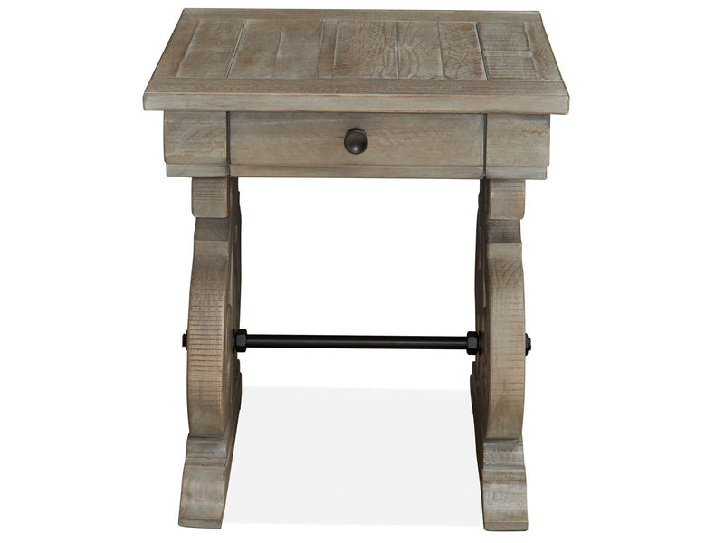 Tinley Park - Rectangular End Table - Dove Tail Gray