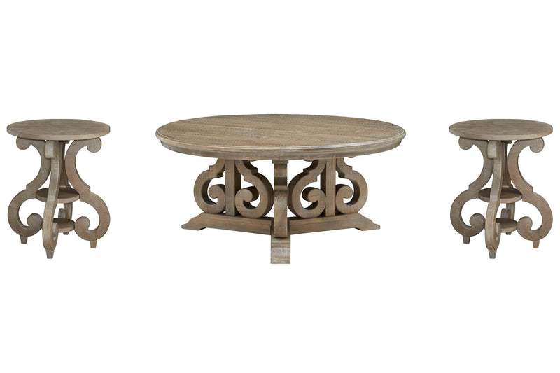 Tinley Park - Round Cocktail Table Set