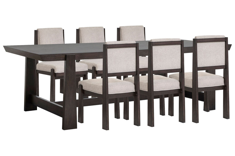 Tauren - Trestle Dining Table Set