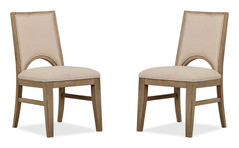 Tristan - Upholstered Side Chair (Set of 2) - Swiss Coffee