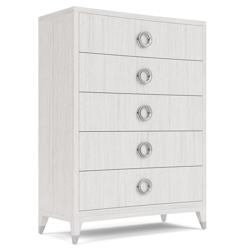Hepburn - 5 Drawer Chest - White
