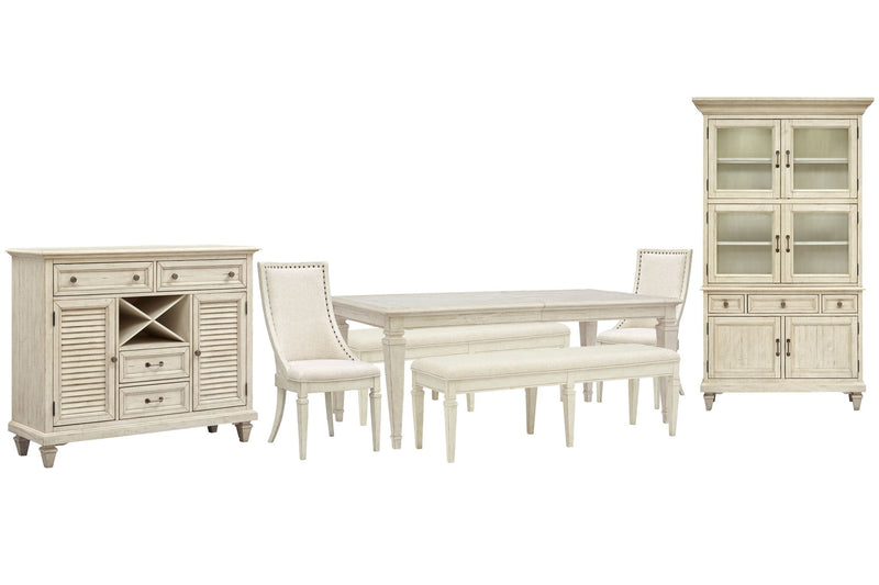 Newport - 7 Piece Extendable Rectangular Dining Table Set