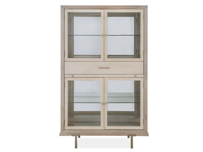 Lenox - Display Cabinet - Warm Silver