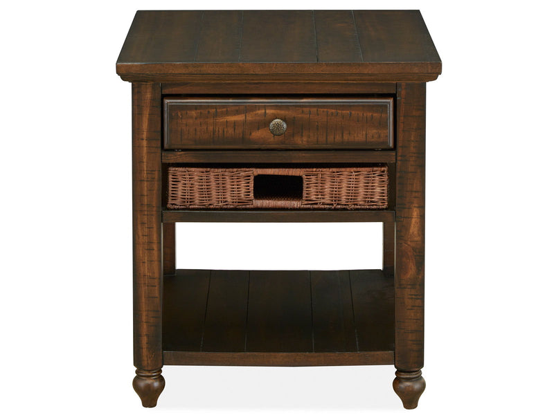 Cottage Lane - Wood Rectangular End Table - Coffee