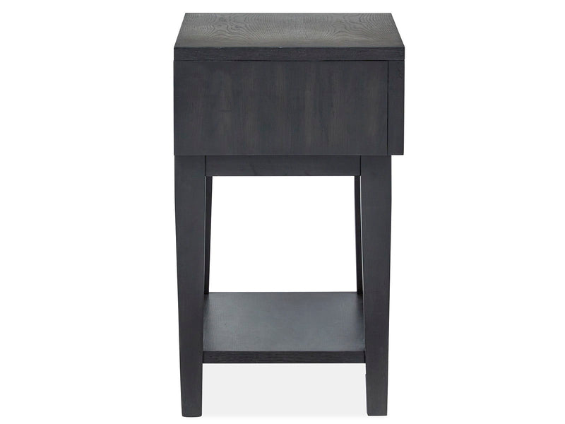 Lindon - Dark Open Nightstand - Coffee Bean