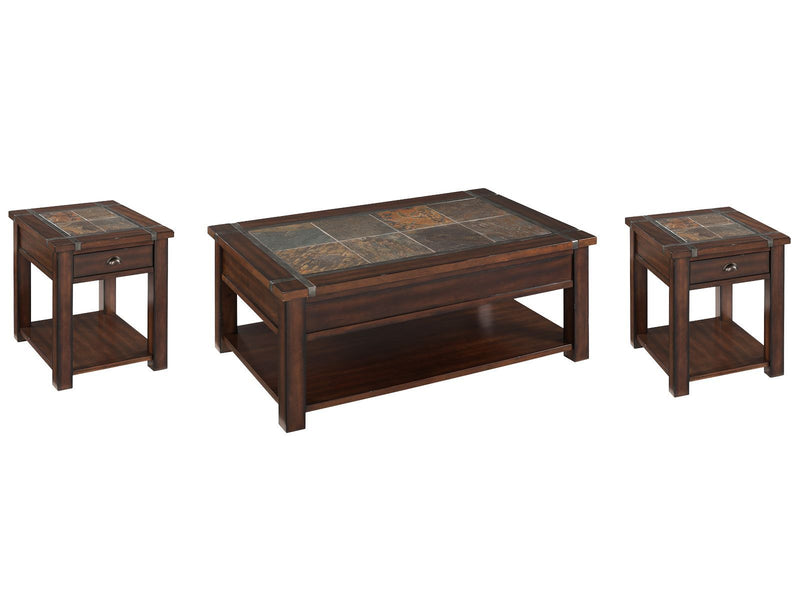 Roanoke - Rectangular Lift Top Cocktail Table Set