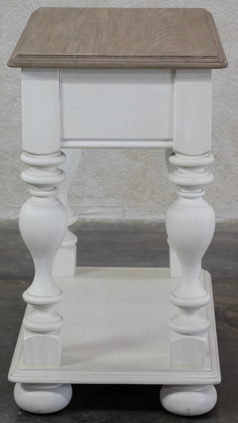 Jameson - Chairside Table - White
