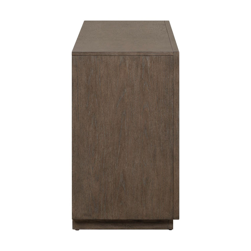 Aspen Sky - 78" TV Console - Weathered Saddle Brown