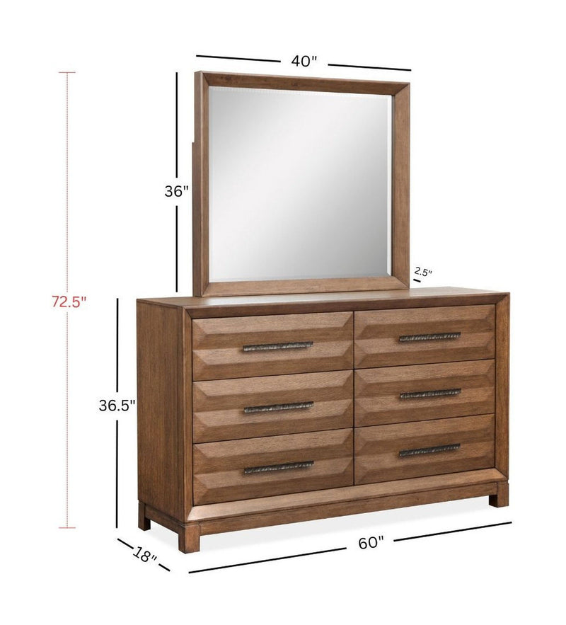 Callisto - Double Drawer Dresser