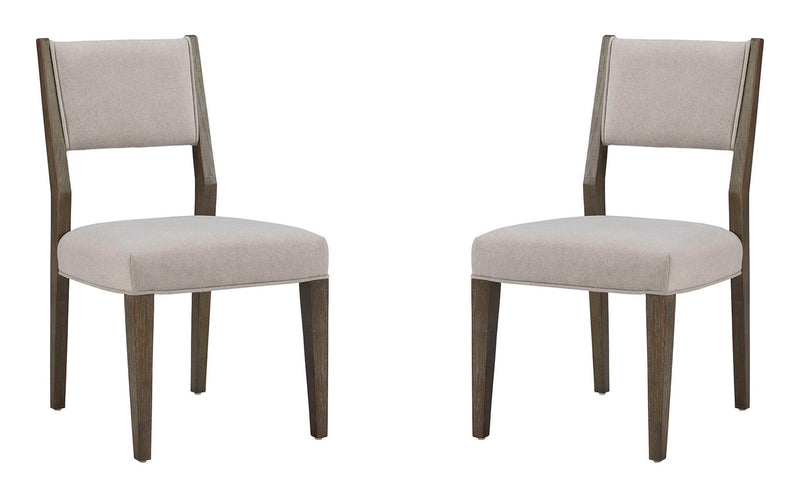 Kavanaugh - Dining Side Chair With Upholstered Seat& Back With o Slats (Set of 2) - Gray