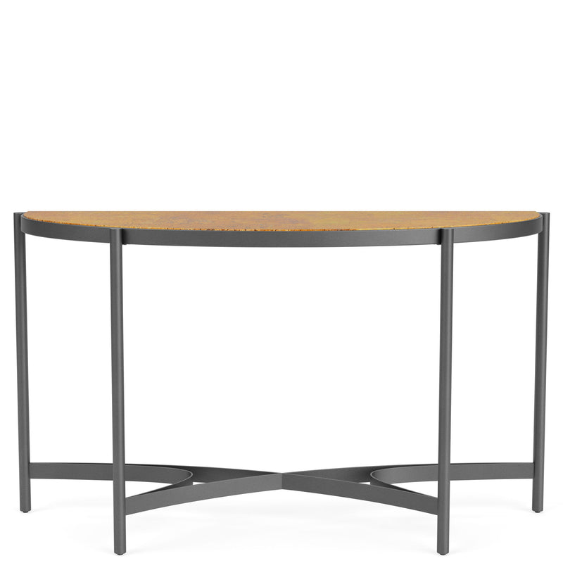 Durango - Sofa Table - Canyon Stone / Wrought Iron