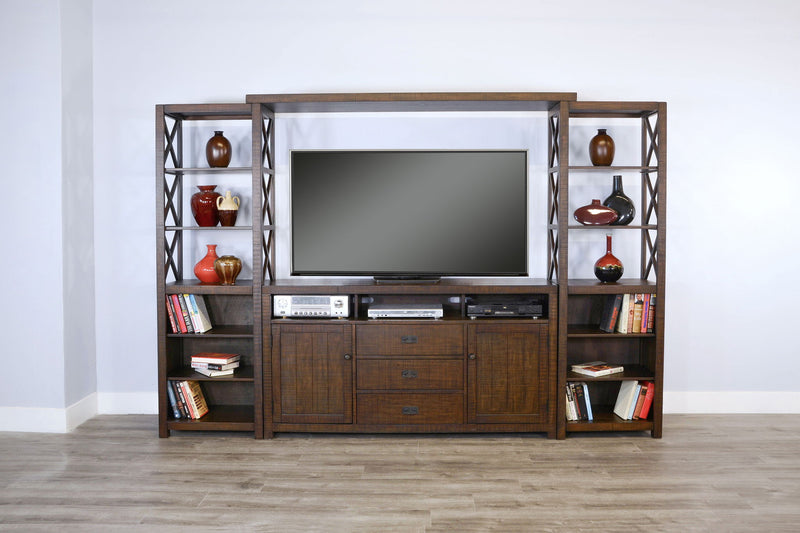 Homestead - Entertainment Wall (66,B,2Xp) - Tobacco Leaf