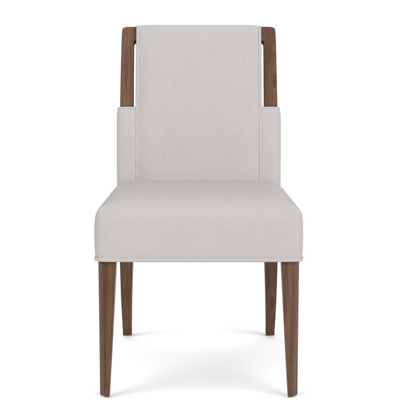 Delia - Upholstered Side Chair (Set of 2) - Nouveau Walnut / Beige