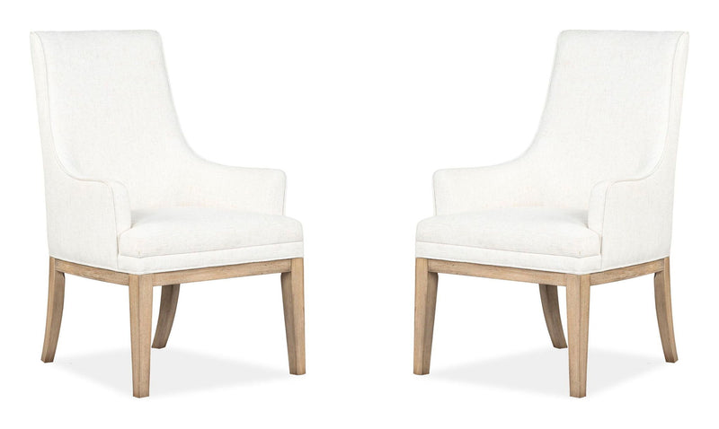 Coventry - Upholstered Host Chair (Set of 2) - Honey Wheat