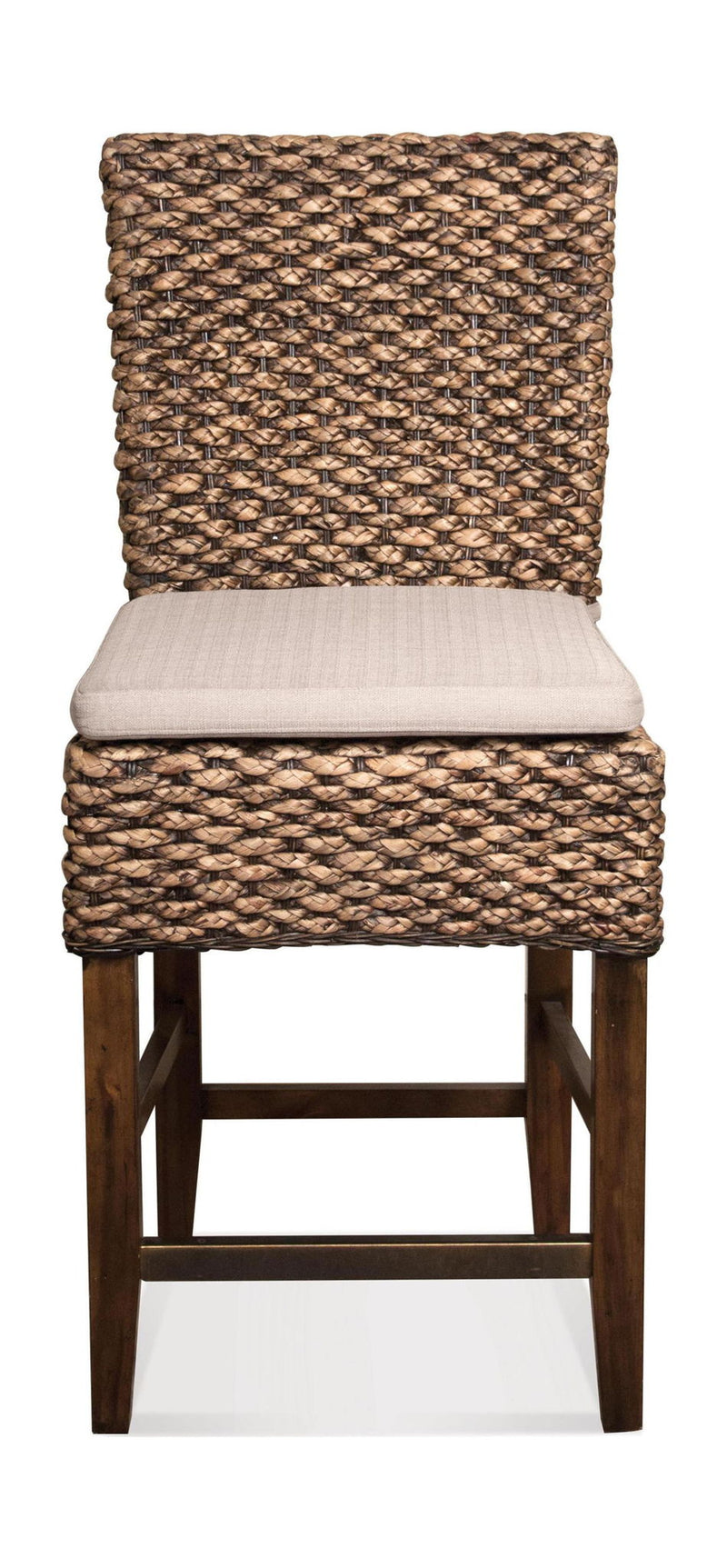 Mix-N-Match Chairs - Woven Counter Upholstered Stool (Set of 2) - Hazelnut